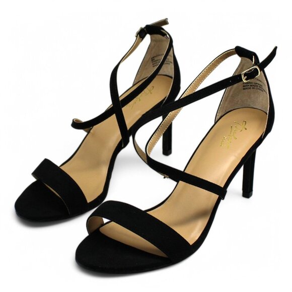 Women Thalia Sodi Buckle Dress Heeled Sandals - Picture 5 of 9
